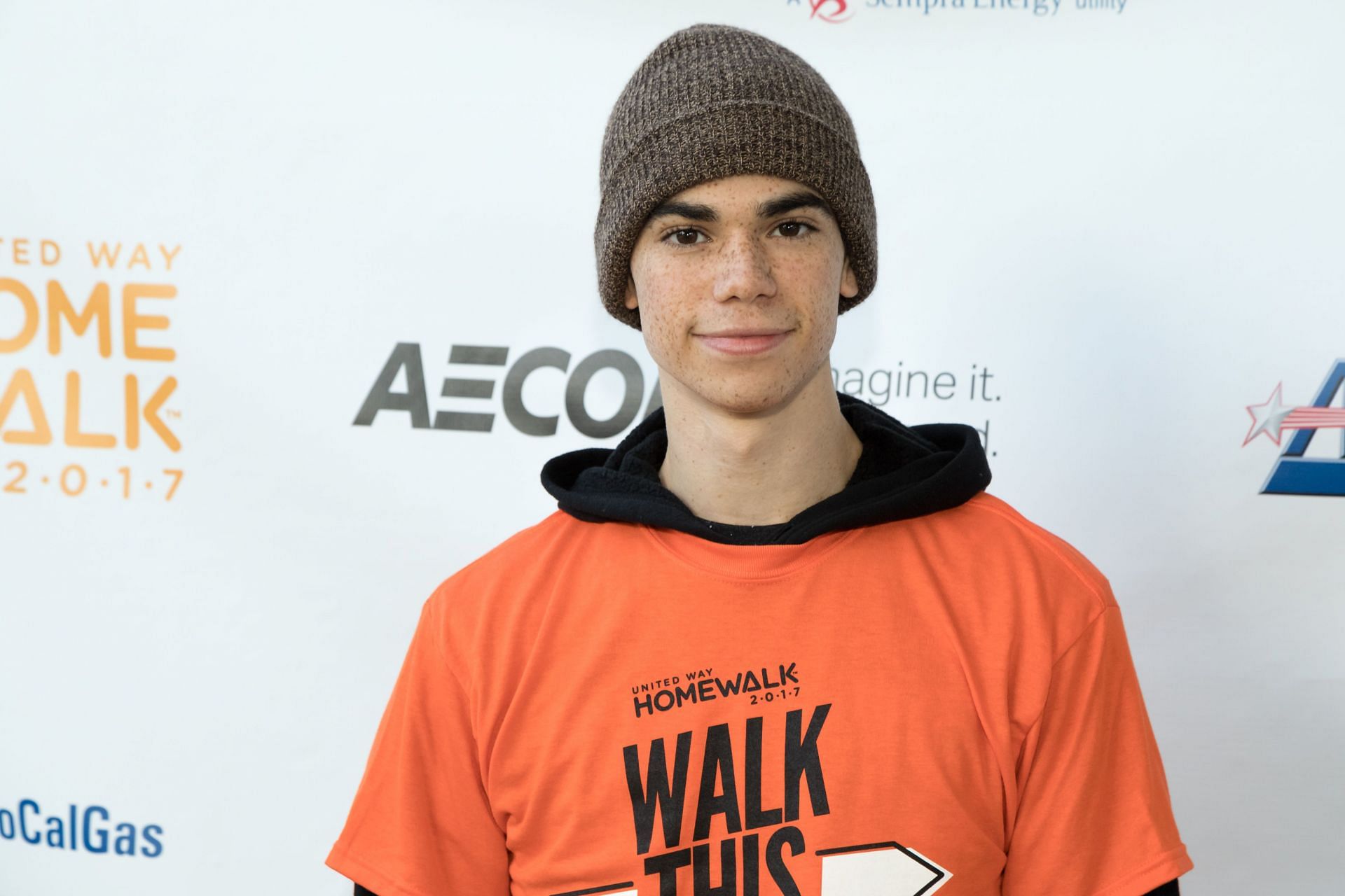 Actor Cameron Boyce, Disney Channel attends the United Way Celebrates 11th Annual HomeWalk To End Homelessness IN L.A. County at Los Angeles Grand Park on November 18, 2017 in Los Angeles, California. (Photo by Greg Doherty/Getty Images)